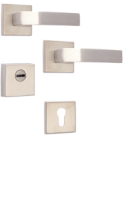 Bezpenostn rozetov kovanie Rostex R4/H prava MT, Hranat, Nerez matn, pre rad Elite a Termo