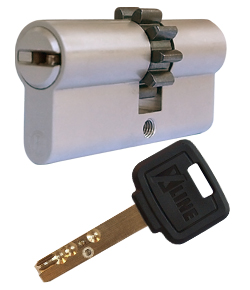 Biometrik sada - Bezpenostn vloka XLINE, ozub, 95mm/50xM45, 5 k. + Biometrick set V22