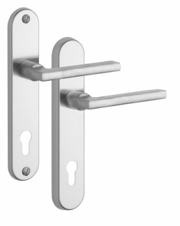 Bezpe�nostn� kovanie Rostex 807, Obl�, Nerez matn�, K�u�ka - K�u�ka