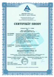 Certifikt na Bezpenostn dvere: Bezpenos dver BD200 ZENIT, ZENEX