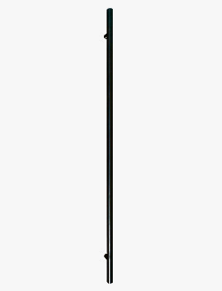 Zvisl� madlo Resist, �ierne matn� - Obl� O-1800
