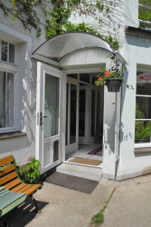 Example of a door-in-door solution for a pet - view from the outside
